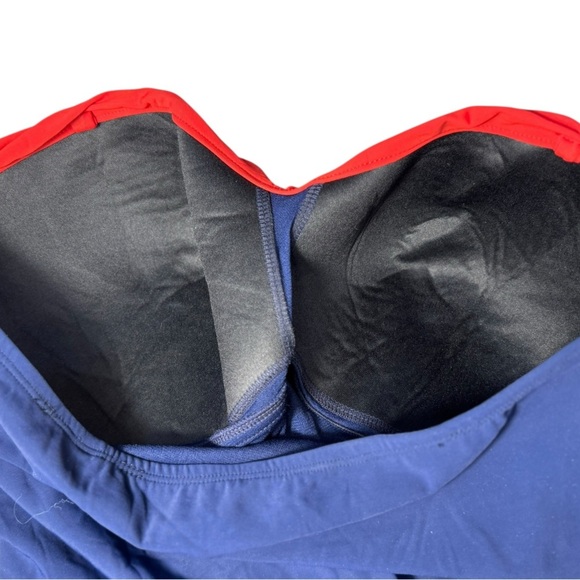 Sonnet Shores Women’s One Piece Swimsuit Womens Sizes 16 Blue and Red NWT - Picture 11 of 14